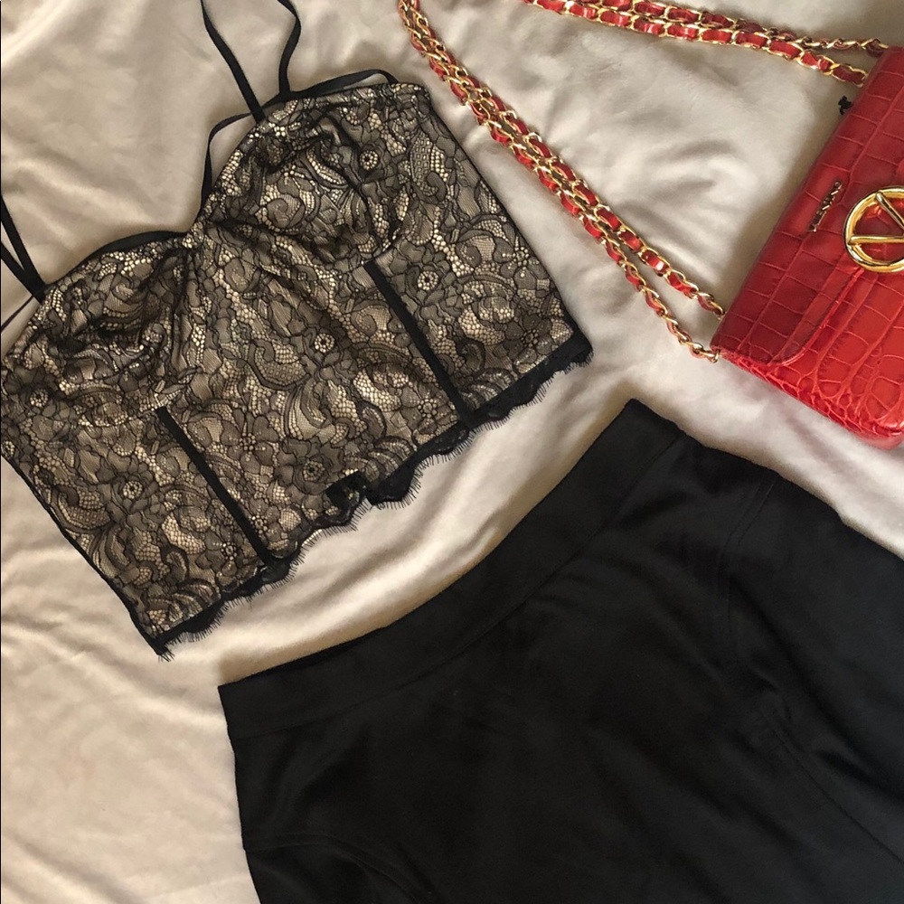 Express lace top